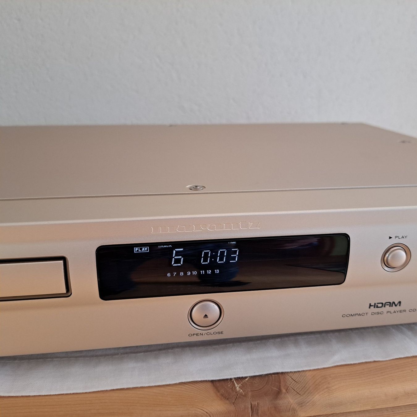 CD: Marantz CD17-Player Gold 1A Zustand – Usato da Riedern venduto da E-street1949 3