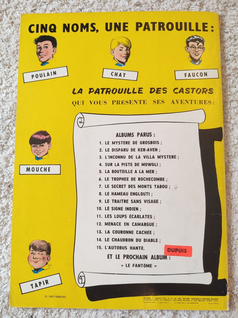 Fumetti: La patrouille des castors T6 BE – Usato da Bougy-Villars venduto da Vogue 3