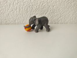 Schleich Elefant Baby mit Ball Rarität Jungtier Zirkus Zoo