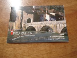 Markenbüchlein Pro Patria 2003, ET-o