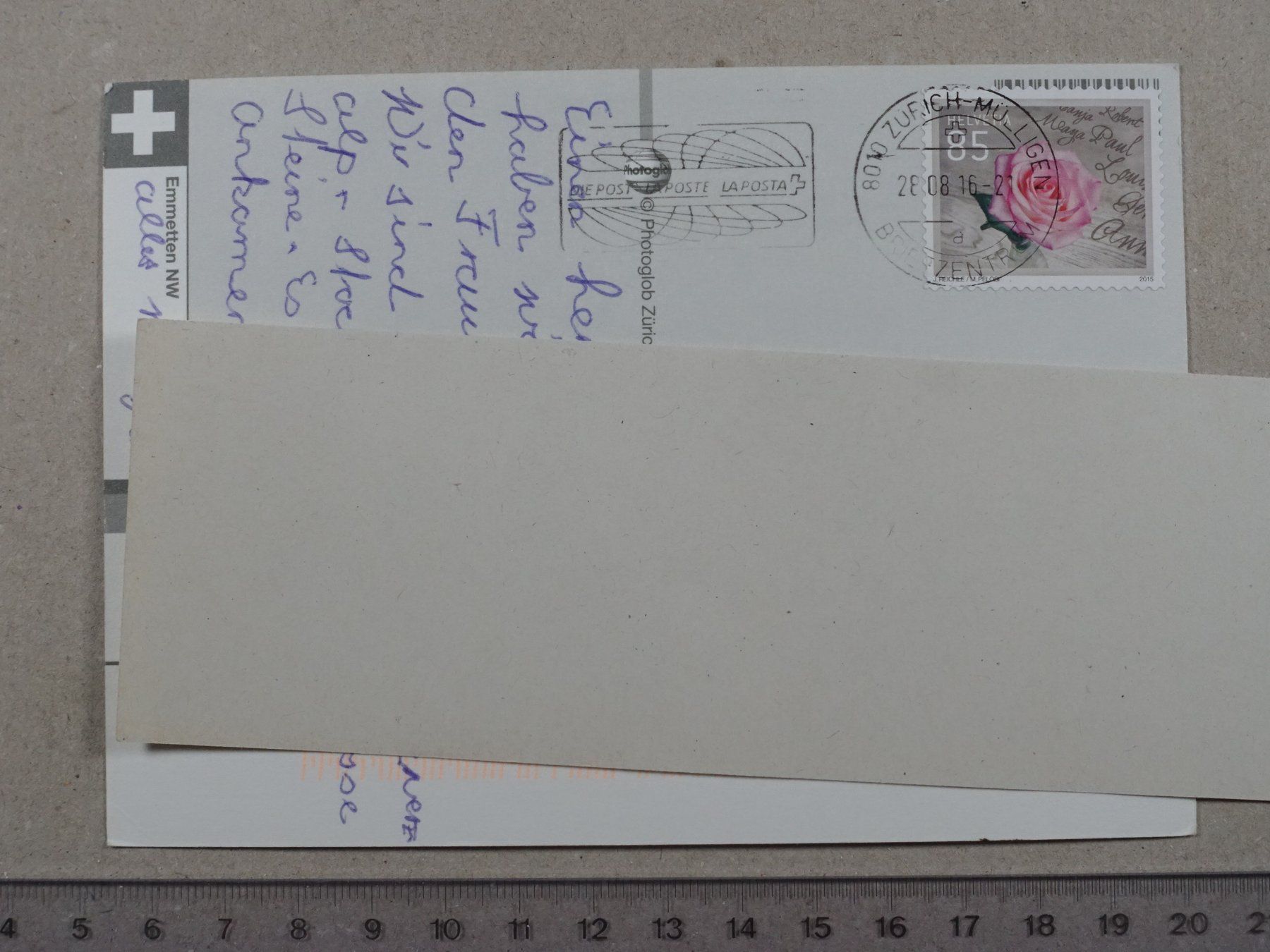 Cartes postales: Emmetten, 2016, Stockhütte – D'occasion à Lenzburg par fh1 1