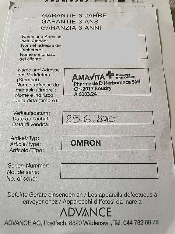 Omron Appareils médicaux: Tensiomètre Omron M3 – D'occasion à Neuchâtel par Idea_plus 1