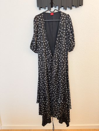 HUGO Kesika Kleid Schwarz Weiss Gr. M Sehr guter Zustand