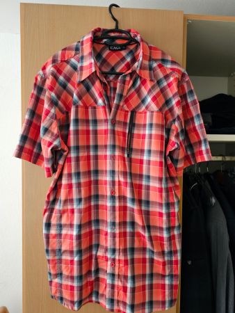 Leichtes Herren Sommerhemd vom CMP, Gr 52, Brusttasche