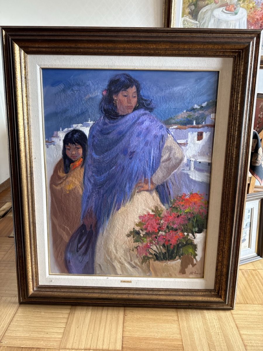 Dipinti: Tableau du peintre Catalan Albert Roca – Usato da Clarens venduto da Gabi0062