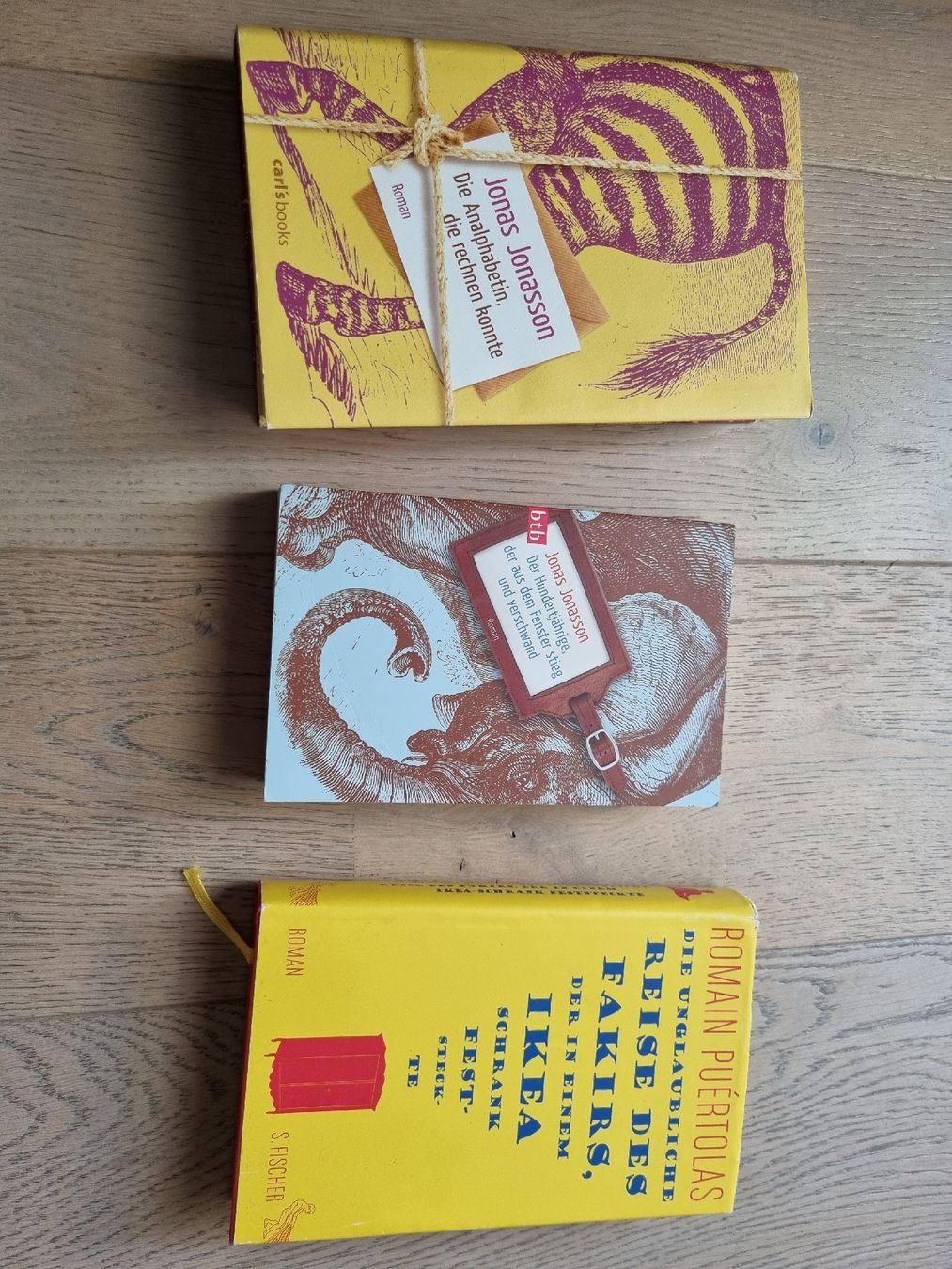 Bücher: Bücherpaket - Jonas Jonasson und Romain Puértolas – Gebraucht aus Zürich von phileu