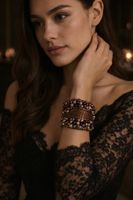 Beautiful Statement Beaded Cuff Bracelet For Women NOW!