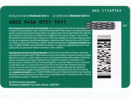 Cartoline: Cartes cadeaux Starbucks – Nuovo (secondo la descrizione) da Thônex venduto da TIFANY02 1