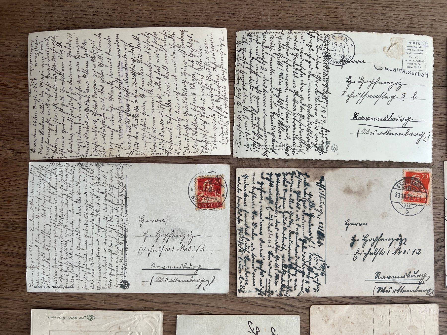 Cartoline postali: Sammlung antike Postkarten Schweiz – Usato da Hermetschwil-Staffeln venduto da militaria-schweiz 5