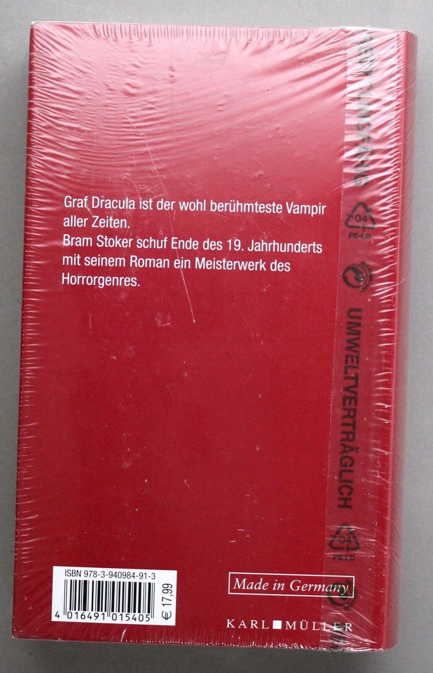 Libri: Bram Stoker Dracula Karl Müller Buch – Usato da Gipf-Oberfrick venduto da Rogero_1965 1