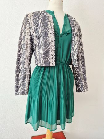 JACKE BLAZER SERGIO MIMRANI PARIS 36 S LEDER UNIKAT TOP