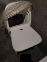 Lot de 5 chaises blanches