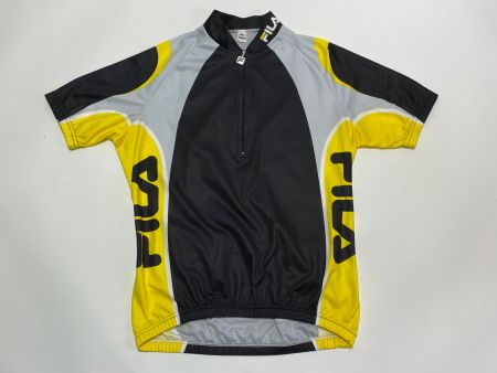 Vintage 90s Fila Bike Jersey made in Italy Sz M