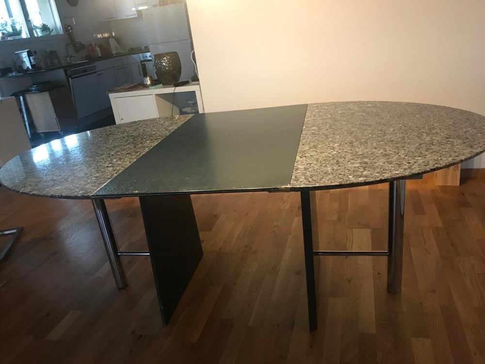 Hela Paola Esstisch Rund - Sintered Stone Marmoroptik Weiß 90cm