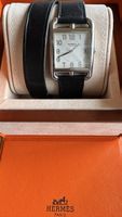 Hermès Cape Cod Stahl, Lederarmband, Top!