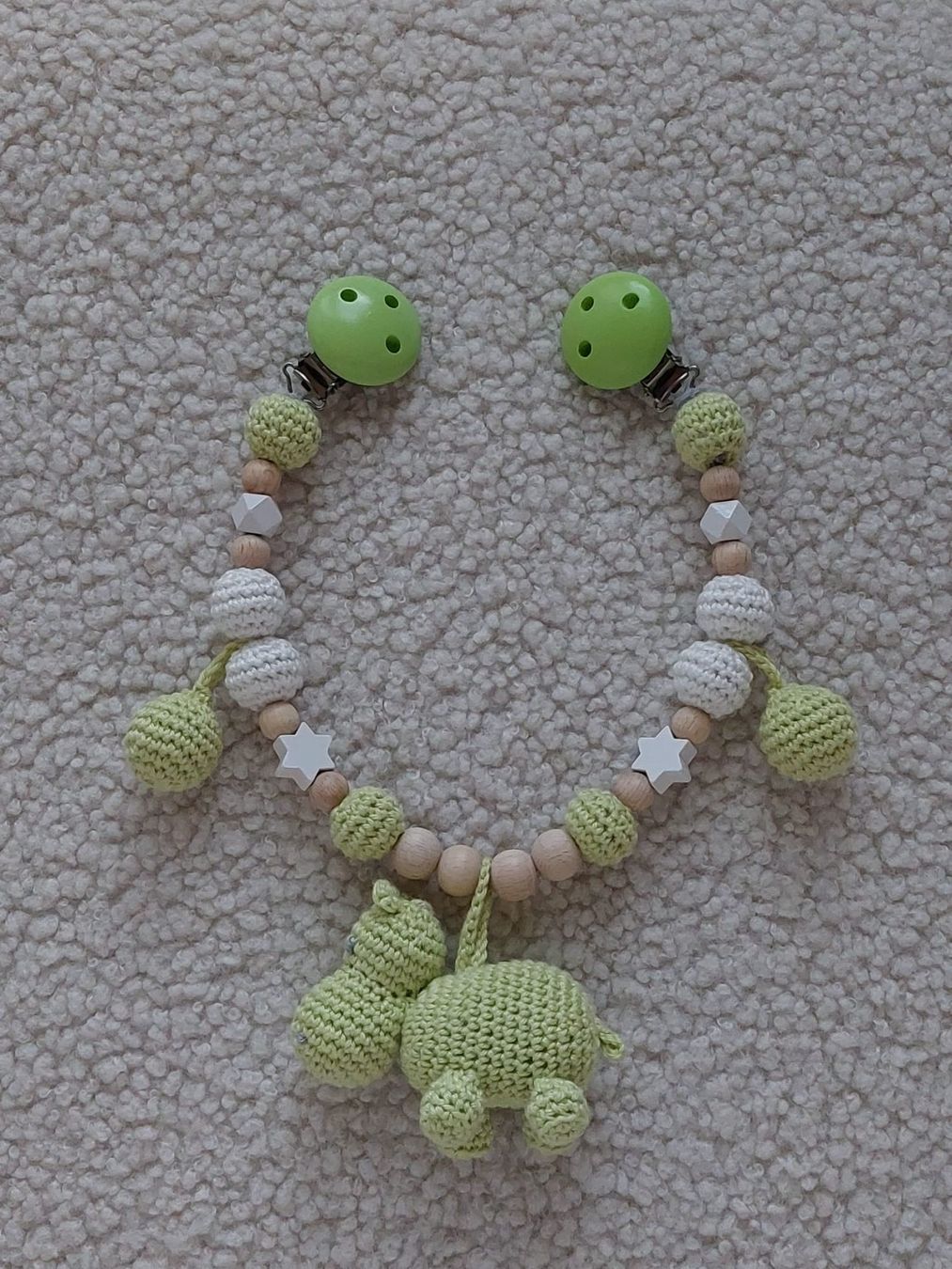 Giocattoli: Kinderwagenkette Hippo – Nuovo e nell'imballaggio originale da Bleienbach venduto da babyhandgemachts