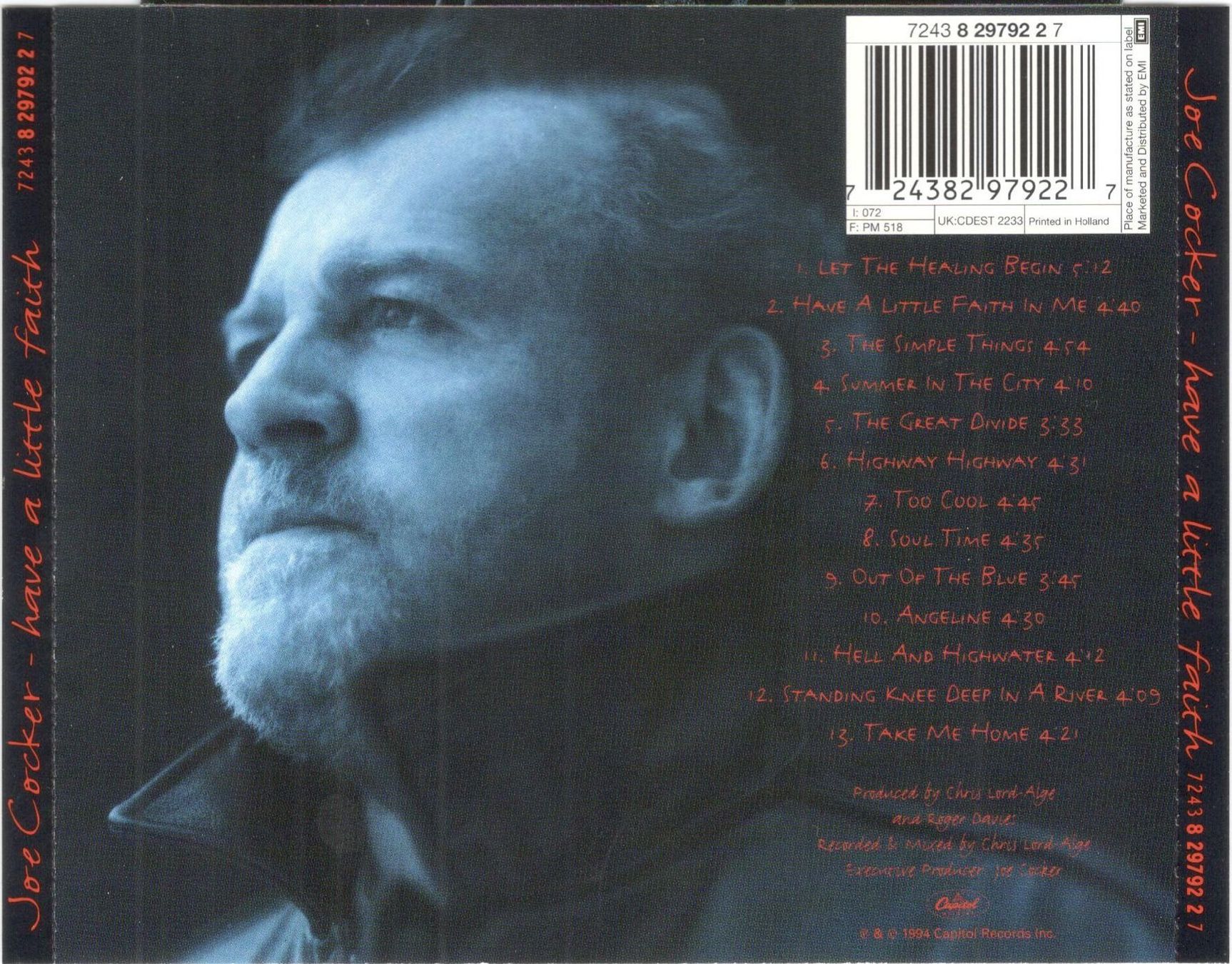 CDs: Joe Cocker CD Have A Little Faith – Gebraucht aus St. Margarethen TG von Smiley-Face 1