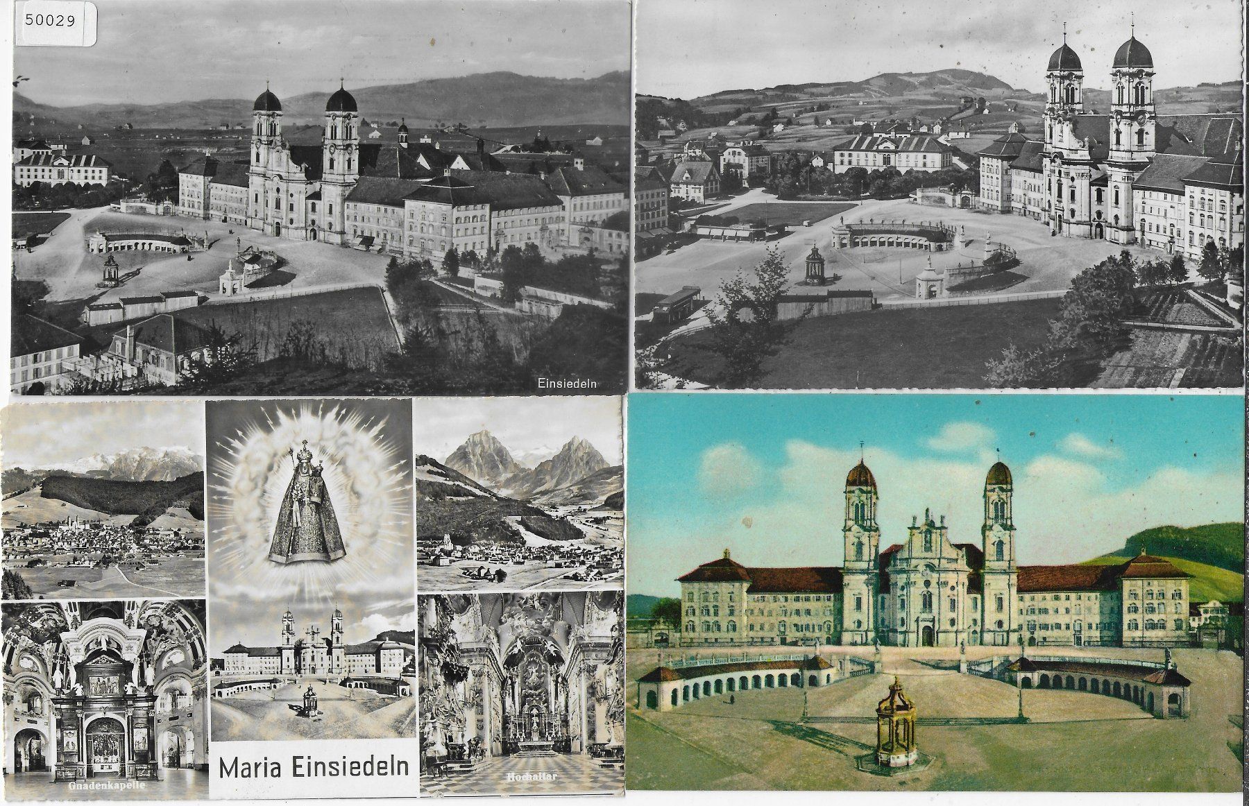 Ansichtskarten: 4 AK - Einsiedeln – Gebraucht aus Ettingen von Kartenplanet