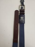 Lerros Stretchgürtel,Leder,Blau,Neu ,95cm,9.90 statt 49.90