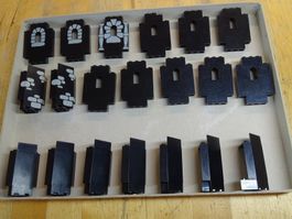 Lego Castle /20 x Burgteile Schwarz / Bedruckt (5)