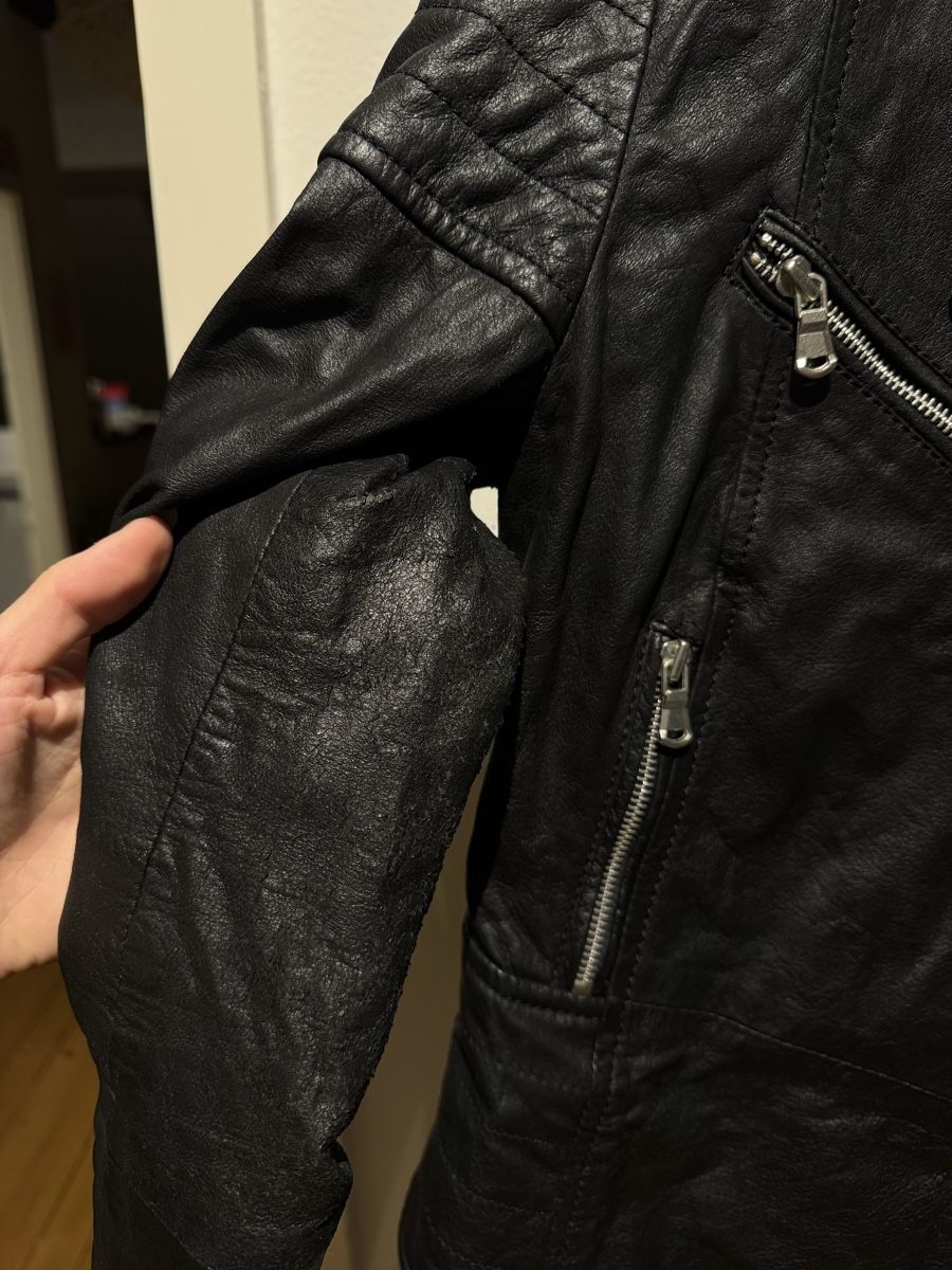 Giacche: Echtleder-Jacke von Barneys – Usato da Basel venduto da Romandi 4