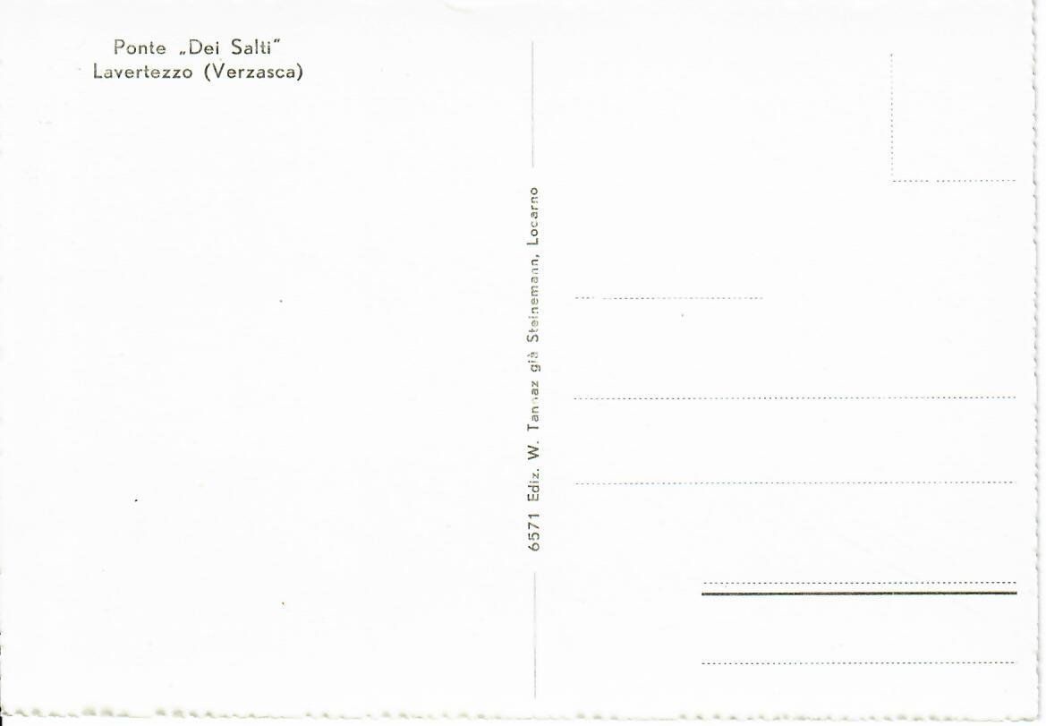 Cartoline postali: Ponte Dei Salti - Lavertezzo – Usato da Hochdorf venduto da Ziegel-16 1