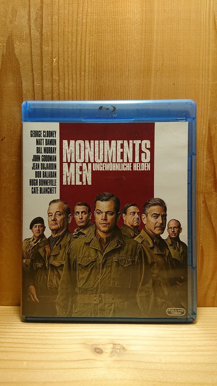 Alle DVDs: MONUMENTS MEN Ungewöhnliche Helden Blu-Ray – Gebraucht aus Wilderswil von Exebub