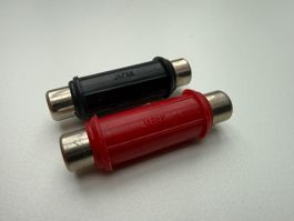 Stereo-Audio-Adapter, 2x Cinch Buchse - 2x Cinch Buchse, NEU
