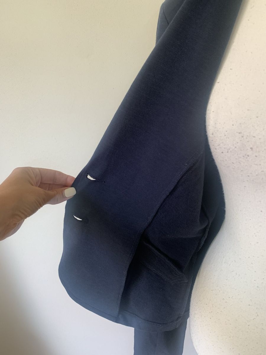 Tom Tailor Giacche: Tom Tailor Blazer Gr. S Dunkelblau Baumwolle – Nuovo (secondo la descrizione) da Regensdorf venduto da secondchancefashion 3