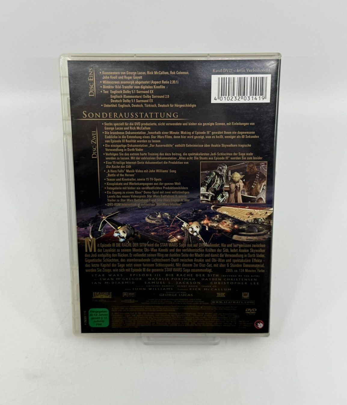 Tutti i DVDs: Star Wars 3 Die Rache der Sith DVD – Usato da Herisau venduto da Seyashop1 1