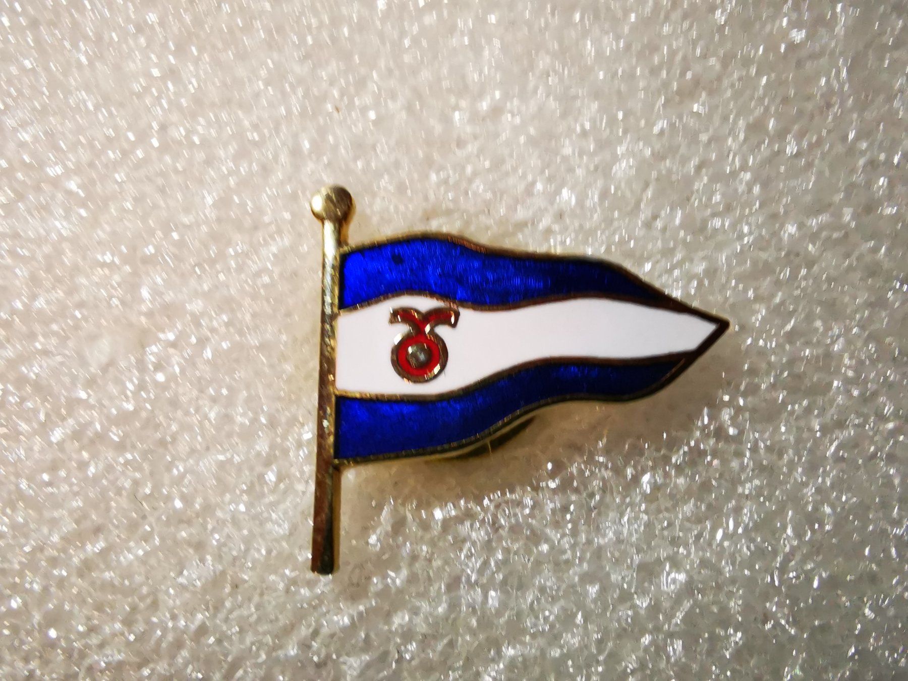 Placchette & Badge: Ansteckpin 6: Flagge – Usato da Oppligen venduto da Pin-Fall-Shop