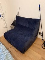 Elektrisches Schlafsofa / Sessel  Dunkelblau, ausziehbar