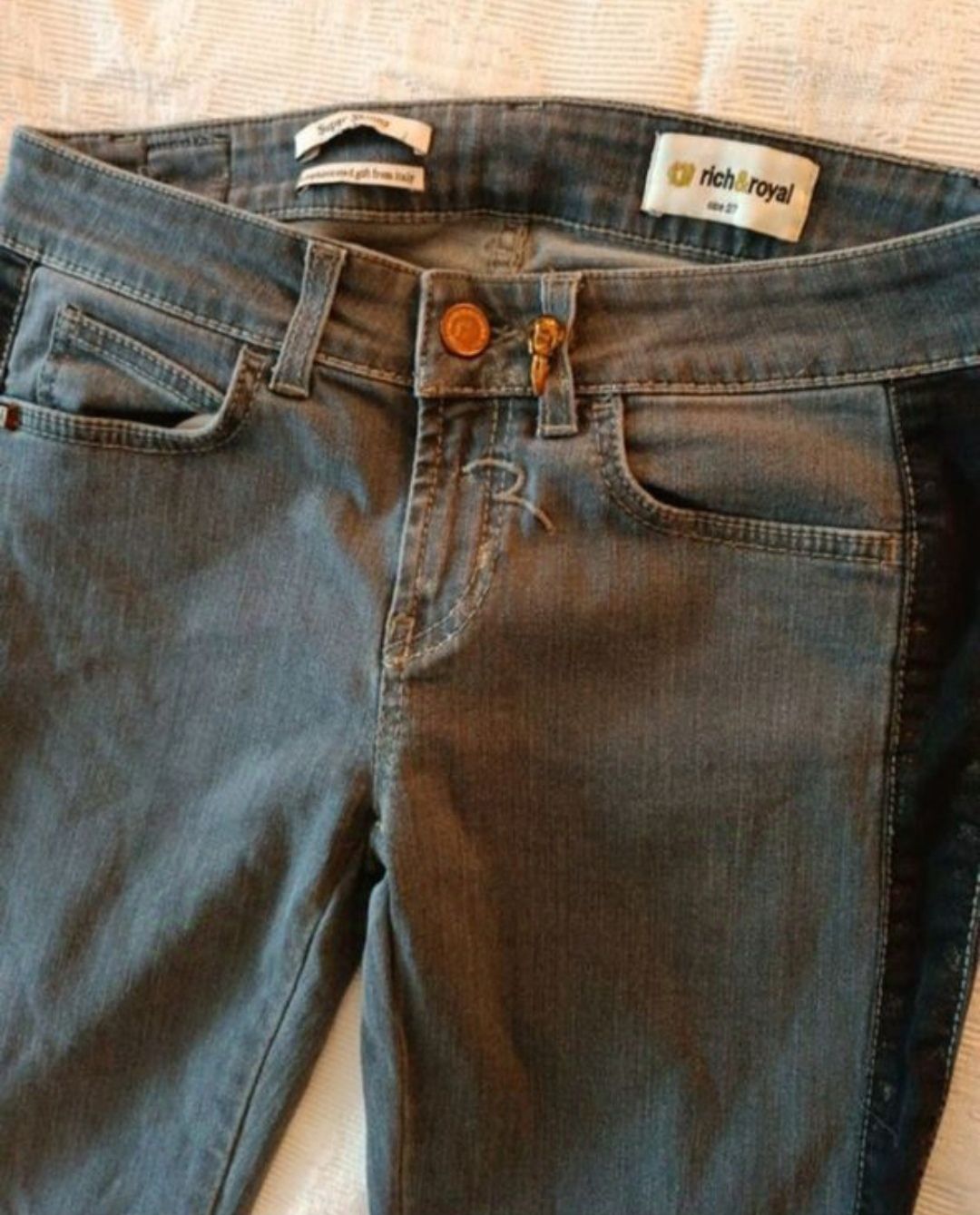 Rich & Royal Jeans: Designer Jeans Rich&Royal Gr 27/34 – Nuovo (secondo la descrizione) da Binz venduto da julijuli 1