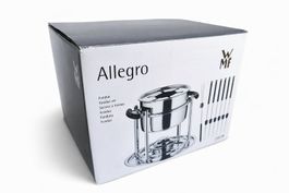 WMF Allegro Fondue Set Edelstahl 11-teilig Neu OVP