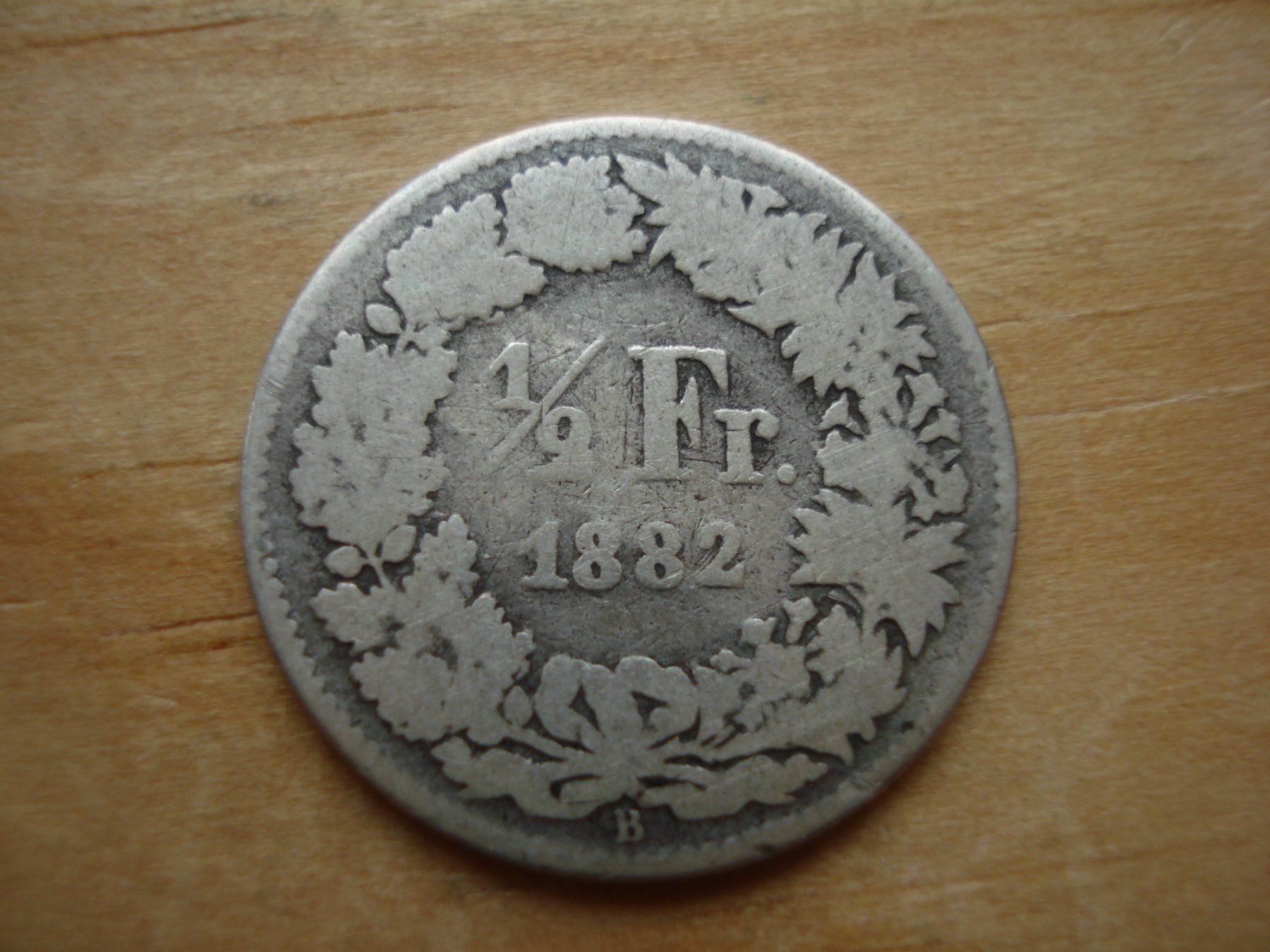 Tutti le monete: (N) 1/2 Franken 1882 – Usato da Erlach venduto da Net-Coins