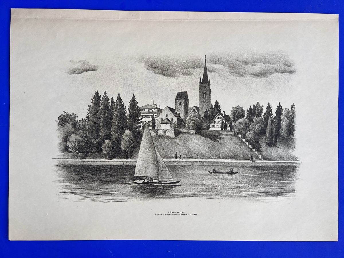 Libri: Schlatter Thurgau 12 Original- Lithographien mit Widmung – Usato da Adliswil venduto da buch_und_kunst 3
