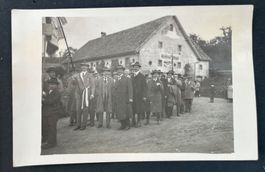 Rickenbach wo?Gasthaus Engel/Gesangsverein. 1926, Fotokarte