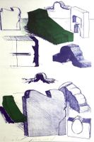 ROLF ISELI  (Schweiz, *1934) Stockhorn, 1968, Lithografie