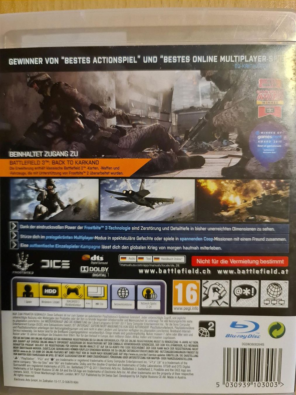 Giochi: PS3 Battlefield 3 limited edition – Usato da Dintikon venduto da Vexi 1