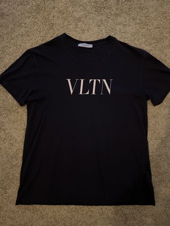 Valentino VLTN T-Shirt, Size L, black, stylish top for men