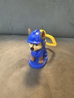 Paw Patrol Spielfigur Chase mit Clip blau guter Zustand
