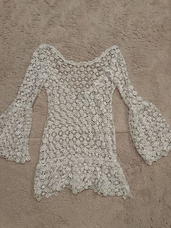 Luftiges Sommer-Badekleid aus Santorini in Weiss