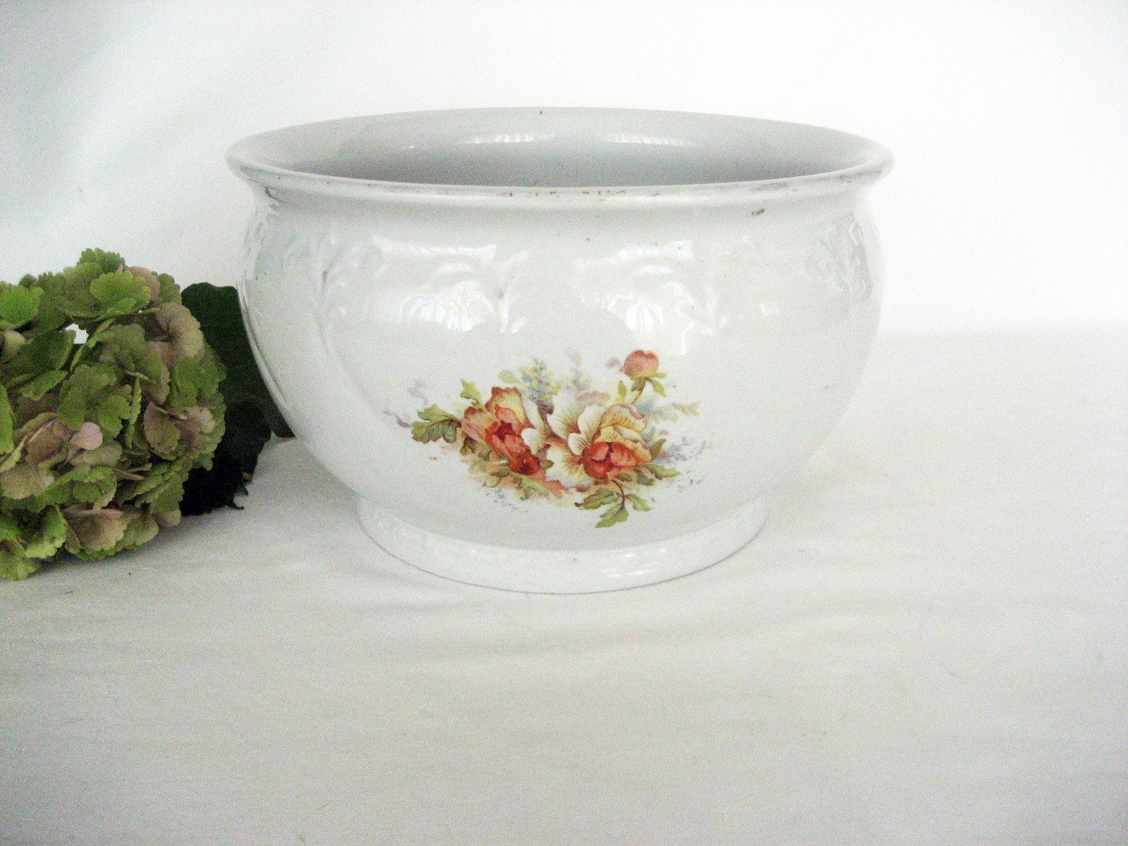 Vasi per fiori: Cachepot Nachttopf Nachthafen - Pot de chambre - Antik – Usato da Rieden SG venduto da severem13 2