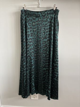 Natacha Paris Rock Viskose Seide grün Animal Print