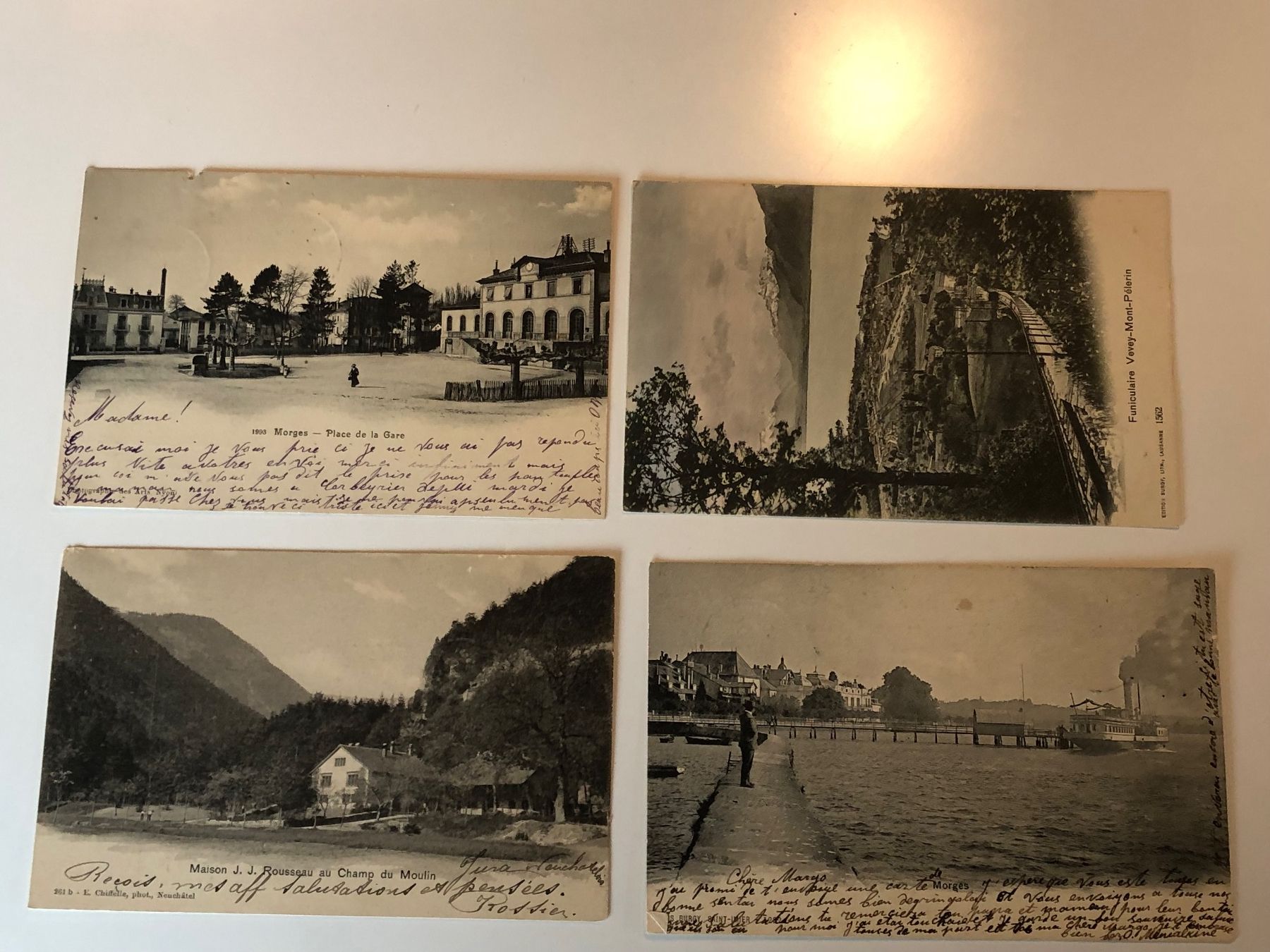 Cartoline postali: 10 antike Ansichtskarten LAUSANNE & VAUD – Usato da Lufingen venduto da Rac0 2