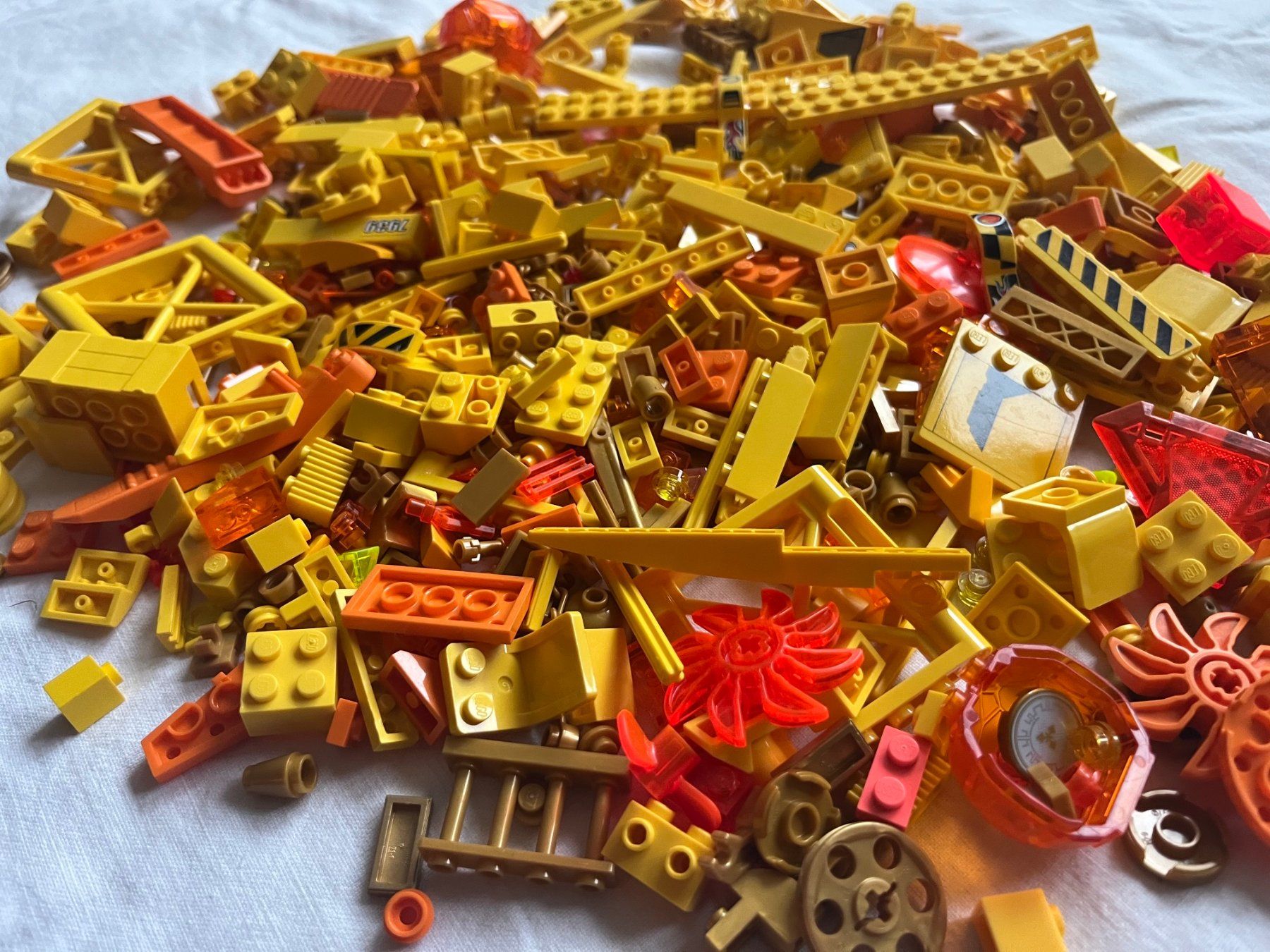 Lego Kit di costruzioni: Lego Einzelteile gelb-orange – Usato da Biel/Bienne venduto da and040 2