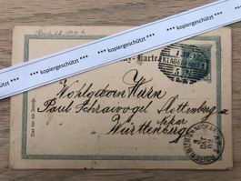 1902 Postkarte Österreich - Deutschland AK