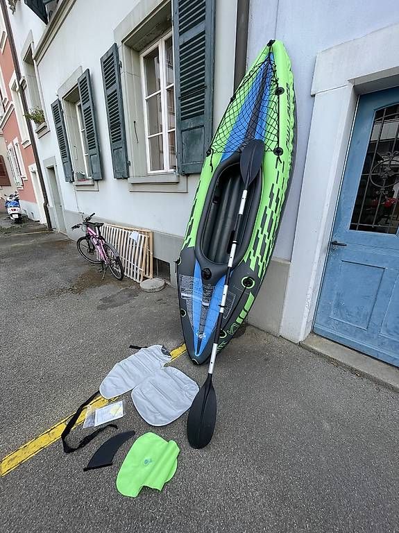 Barche: Intex Challenger K1 Aubblasbares Kajak – Usato da Obergerlafingen venduto da bas_b7v6 4