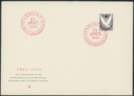 1945 - Basler Taube - Blockausschnitte - FDC ET