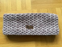 Sterntaler Stirnband Strick gefüttert